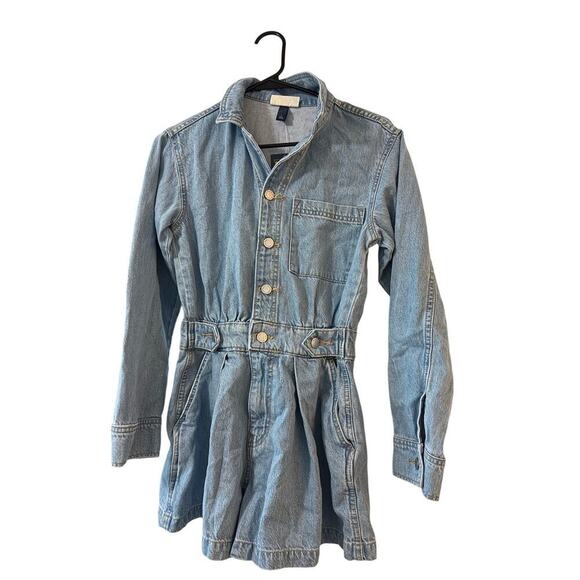 Universal thread denim romper - Picture 4 of 4